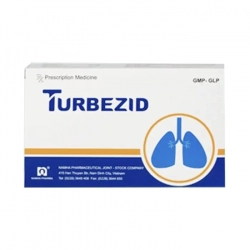 Turbezid 150mg/75mg/400mg, 3 vỉ x 12 viên - Thuốc trị lao
