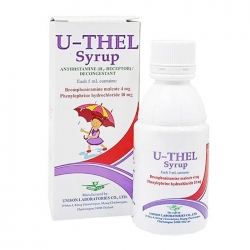 U-Thel Syrup 60ml - Siro giảm viêm xoang, cảm cúm, sung huyết mũi