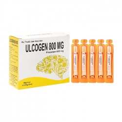 Ulcogen 800mg CPC1HN 20 ống x 8ml - Trị chóng mặt, thiếu máu não