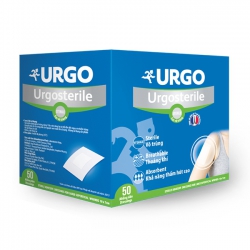 Urgo Urgosterile băng gạc y tế vô trùng, Hộp 50 miếng ( 15cm x 9cm )