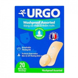 Urgo Washproof Assorted 20 miếng – Băng cá nhân