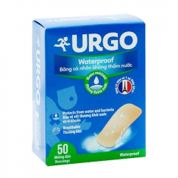 Urgo Waterproof 50 miếng – Băng cá nhân