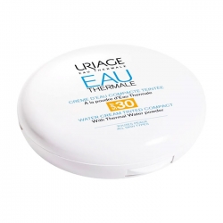 Uriage Water Cream Tinted Compact SPF30 (Creme D'eau Compacte Teintee) 10g - Kem phấn dưỡng ẩm và chống nắng