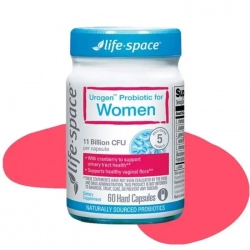 Urogen Women’s Probiotics Life Space 60 viên – Lợi khuẩn tiết niệu