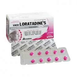 Vaco Loratadine s Vacopharm 10 vỉ x 10 viên - Thuốc trị viêm mũi dị ứng