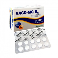 Vaco-Mg B6 Vacopharm 10 vỉ x 10 viên – Thuốc bổ sung Mg và B6