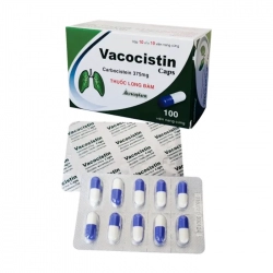 Vacocistin Caps Vacopharm 10 vỉ x 10 viên - Thuốc long đàm