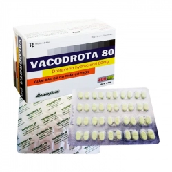 Vacodrota 80 Vacopharm 10 vỉ x 40 viên – Thuốc chống co thắt cơ trơn
