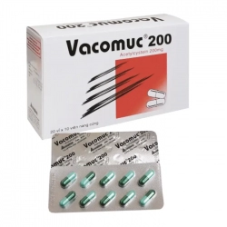 Vacomuc CAPS 200mg Vacopharm, 20 vỉ x 10 viên
