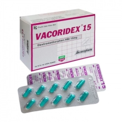 Vacoridex 15 Vacopharm 10 vỉ x 10 viên – Thuốc trị ho