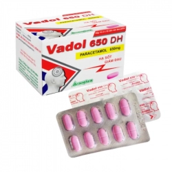 Vadol 650 DH Vacopharm 10 vỉ x 10 viên – Thuốc giảm đau hạ sốt