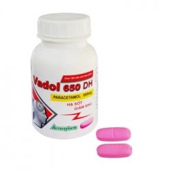 Vadol 650 DH Vacopharm 100 viên – Thuốc giảm đau hạ sốt