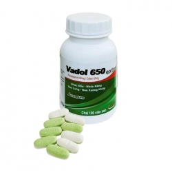 Vadol 650 Extra Vacopharm 100 viên – Thuốc giảm đau hạ sốt