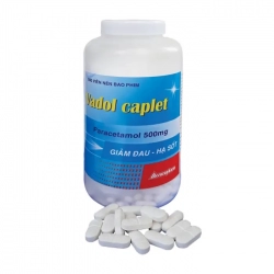 Vadol Caplet 500mg Vacopharm 500 viên – Thuốc giảm đau hạ sốt
