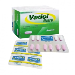 Vadol Extra Vacopharm 10 vỉ x 10 viên – Thuốc giảm đau hạ sốt