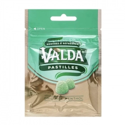 Valda Pastilles 20g - Kẹo dẻo vị bạc hà giúp thông cổ, mát họng