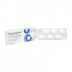 Viên đặt âm đạo Fluomizin Hộp 1 vỉ x 6 viên