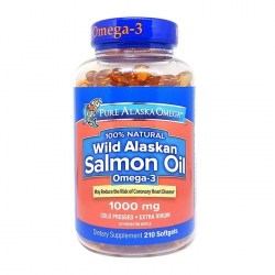 Tpbvsk Dầu Cá Hồi Pure Alaskan Omega Wild Salmon Oil 1000mg