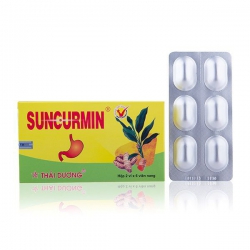 Viên nang Suncurmin hỗ trợ viêm loét dạ dày tá tràng