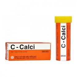 Viên sủi C - Calci phòng và điều trị thiếu vitamin C và Calci