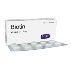 Viên uống Biotin Vitamin H 5mg MDP chăm sóc da móng tóc
