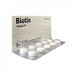 Biotin Amtexpharma, Hộp 20 viên