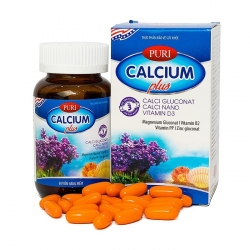 Tpbvsk Puri Calcium Plus, Hộp 60 viên