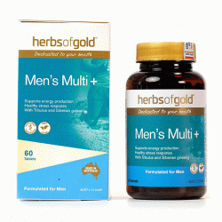 Viên uống bổ sung Multivitamin cho nam giới Herbs of Gold Men’s Multi+Lọ 60 viên
