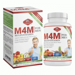 Viên uống bổ sung Multivitamin cho nam Olympian Labs M4M Multi-Vitamin For Men, Lọ 30 viên