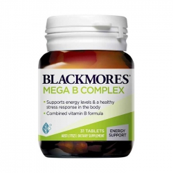 Viên uống bổ sung vitamin nhóm B Blackmores Mega B Complex 31 viên