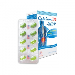 Mediphar USA Calcium D3 MDP, Hộp 100 viên Nén