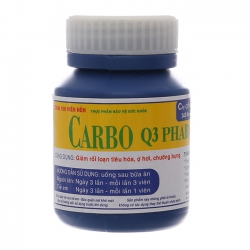 Viên uống giảm rối loạn tiêu hóa Carbo Q3 Pharco