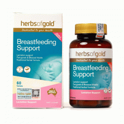 Viên uống lợi sữa Herbs Of Gold Breastfeeding Support Lọ 60 viên