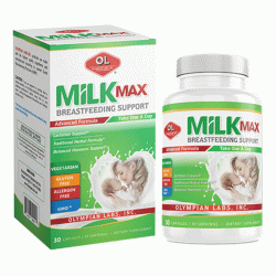 Viên uống lợi sữa Olympian Labs Milk Max Breastfeeding Support Lọ 30 viên