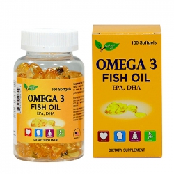 Omega 3 Fish Oil Nature Gift , Chai 100 viên