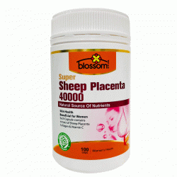 Viên uống nhau thai cừu Blossom Super Sheep Placenta 40000mg 100 viên