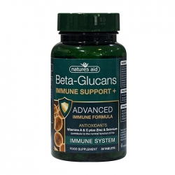 Viên uống tăng cường đề kháng Natures Aid Beta-Glucans Immune Support+ 90 Viên