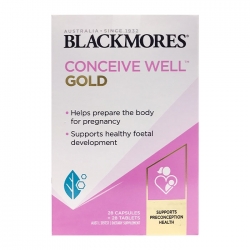Tpbvsk tăng khả năng thụ thai Blackmores Conceive Well Gold