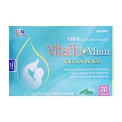 Vitaflu Mum USA Pharma 3 vỉ x 10 viên - Giải cảm cho bà bầu