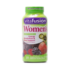 Kẹo dẻo gấu Vitafusion Women's Gummy Vitamins, Chai 220 viên