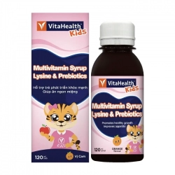 Vitahealth Multivitamin Syrup Lysine & Prebiotics, Chai 120ml