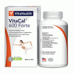 Vitahealth VitaCal 600 Forte, Chai 60 viên