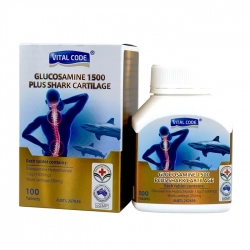 Vital Code Glucosamine 1500 Plus Shark Cartilage 100 viên - Bổ xương khớp
