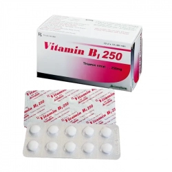 Vitamin B1 250mg Vacopharm 10 vỉ x 10 viên – Bổ sung vitamin B1