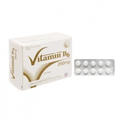 Vitamin B6 250mg Mekophar 10 vỉ x 10 viên - Điều trị thiếu máu, ngừa co giật