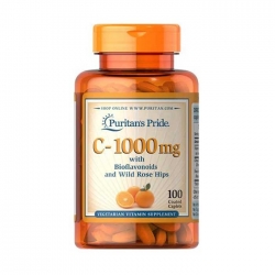Vitamin C 1000mg Puritan's Pride, Chai 100 viên