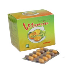 Vitamin C Nadyphar 500mg | Hộp 10 vỉ x 10 viên