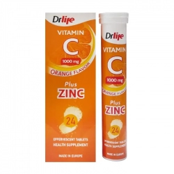 Vitamin C Plus 1000 mg Dr Life 24 viên - Sủi bổ sung vitamin C