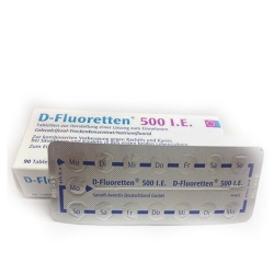 Vitamin D Fluoretten 500 I.E giúp chống còi xương ở trẻ em