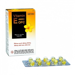 Ai cần bổ sung thêm vitamin E và Opc?
